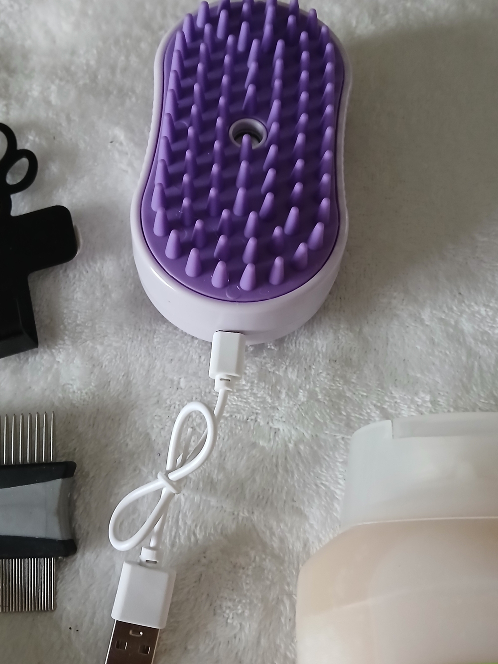 DOG PET CARE BUNDLE Electric Nail Dremel, Poop Bags/Carry, Massaging Shampooer + - Picture 6 of 9